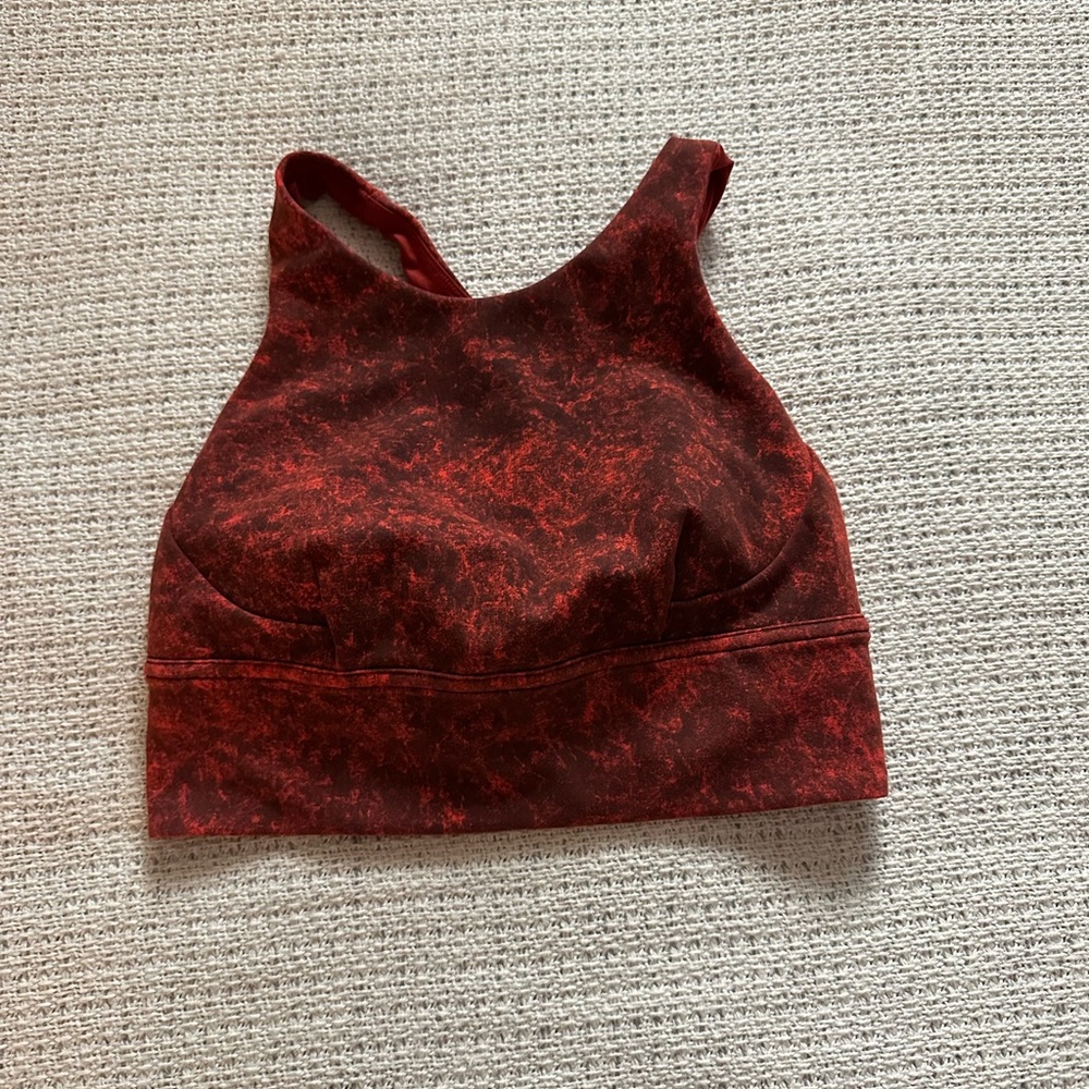 lululemon athletica Red Sports Bra